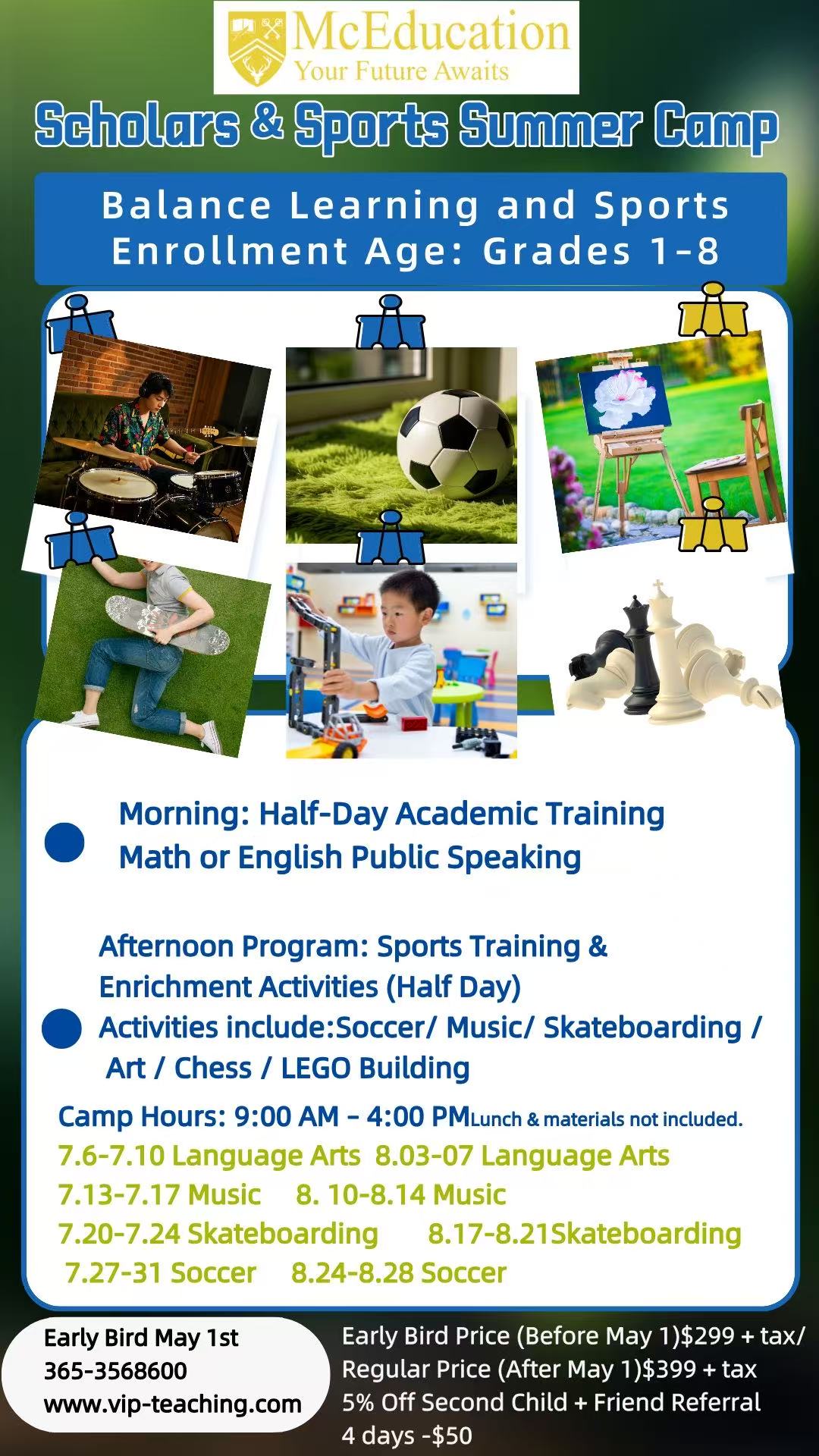 Scholars and Sports Summer Camp